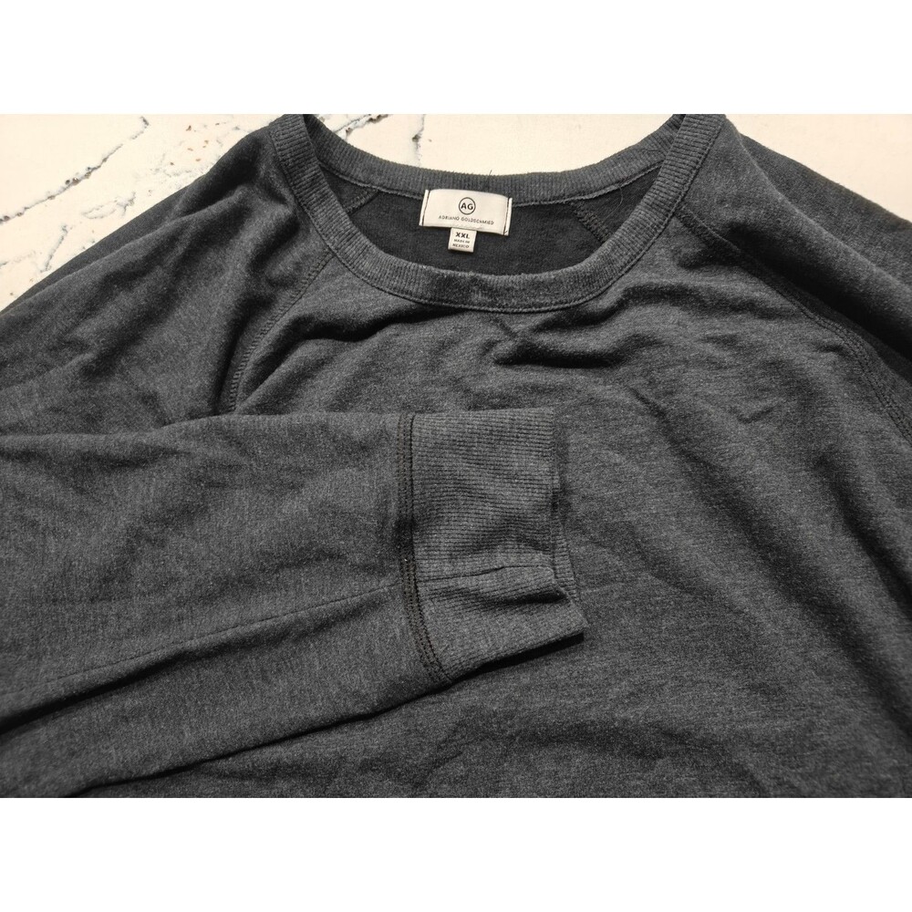 AG Adriano Goldschmied Men's Seminole Hather Gray Sweatshirt XXL